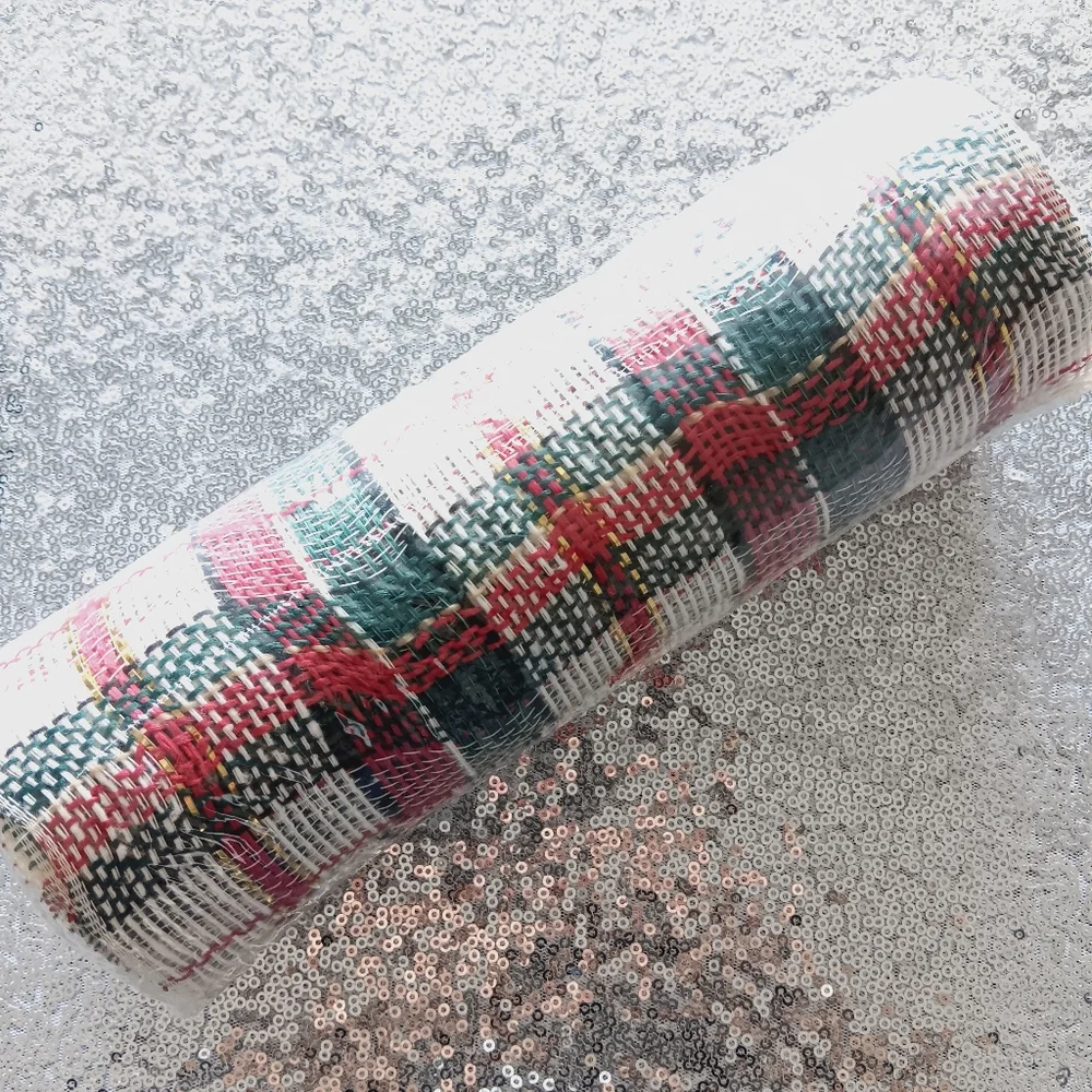 Celebrate It Plaid Mesh Ribbon